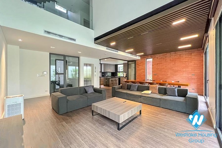 A wonderful new villa having nice outside space for rent in Tay Ho, Hanoi, Vietnam